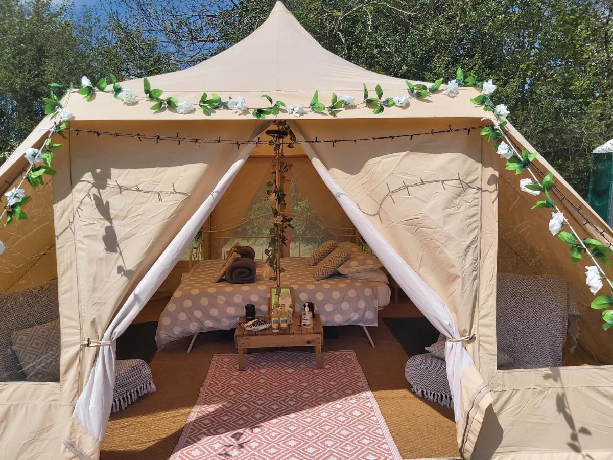 Hopgarden Glamping - Luxury 6M Bell Tent Wadhurst ภายนอก รูปภาพ