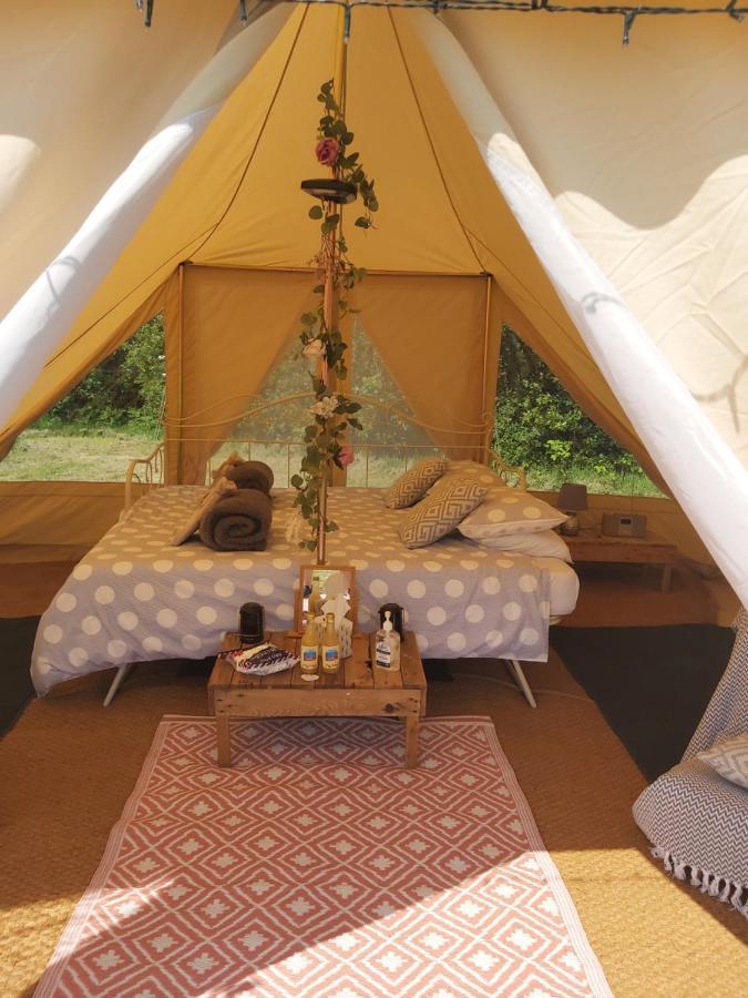Hopgarden Glamping - Luxury 6M Bell Tent Wadhurst ภายนอก รูปภาพ