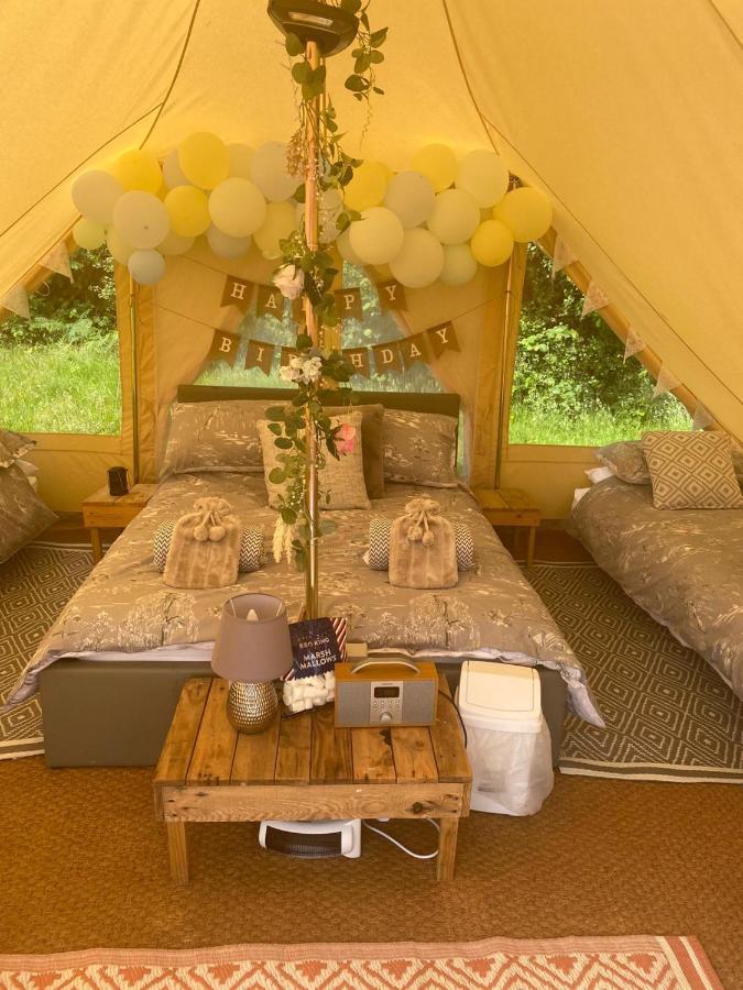 Hopgarden Glamping - Luxury 6M Bell Tent Wadhurst ภายนอก รูปภาพ