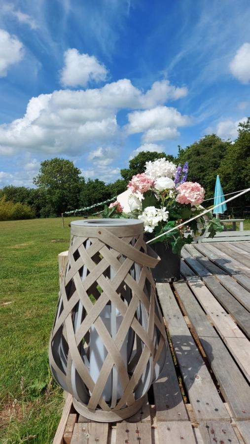 Hopgarden Glamping - Luxury 6M Bell Tent Wadhurst ภายนอก รูปภาพ