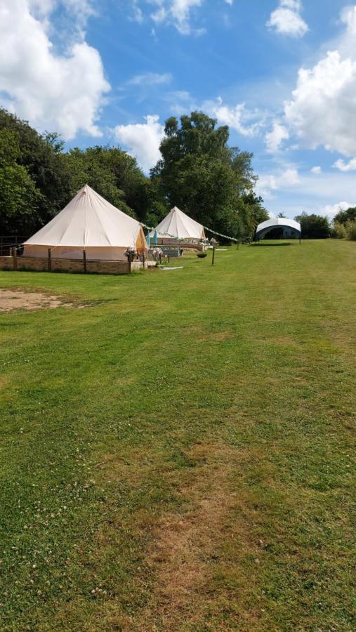 Hopgarden Glamping - Luxury 6M Bell Tent Wadhurst ภายนอก รูปภาพ